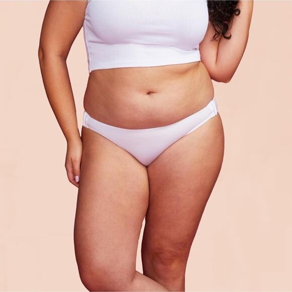 Slick Chicks Brief Panty Side-Fastening Adaptive Size Medium 2 Pack Black White - Picture 3 of 8